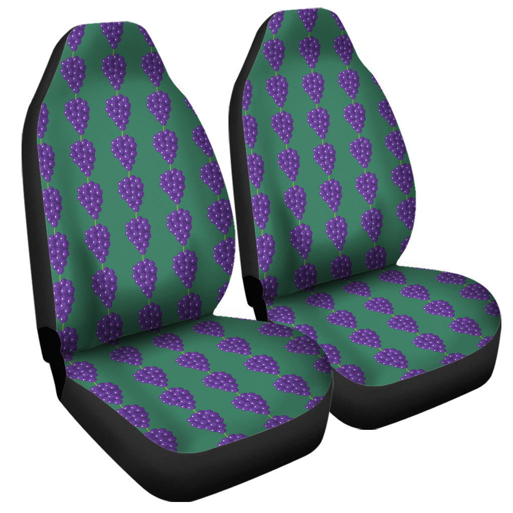 Purple Grape Pattern Print Universal Fit Car Seat Covers