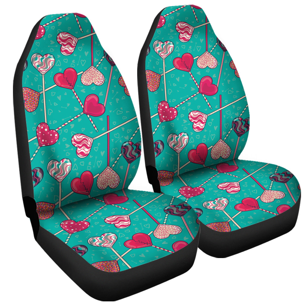 Retro Lollipop Pattern Print Universal Fit Car Seat Covers