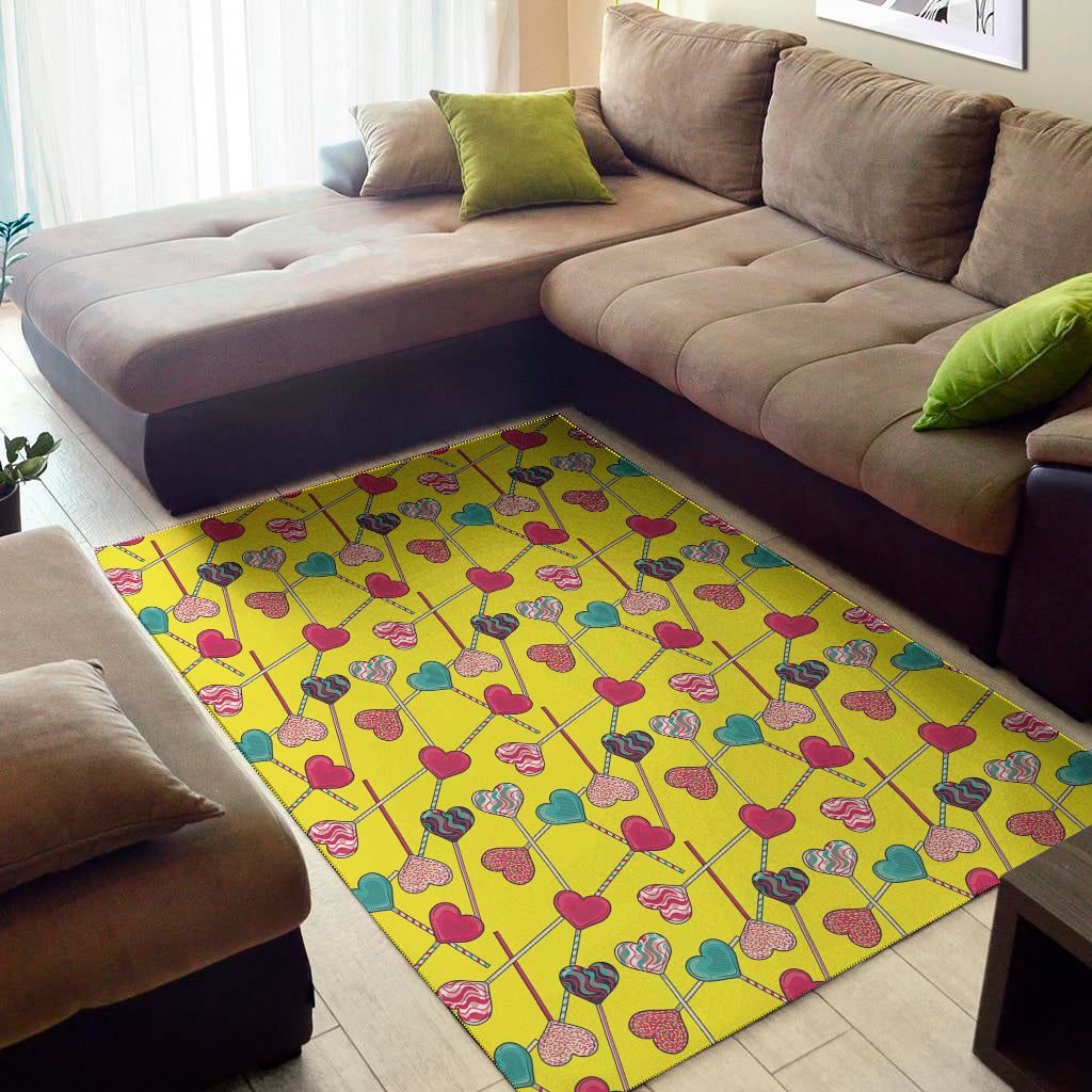 Retro Lollipop Print Area Rug