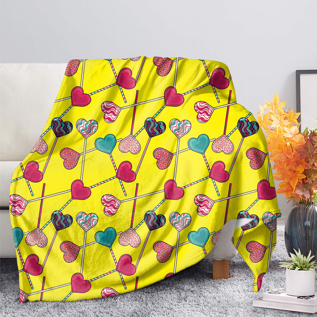 Retro Lollipop Print Blanket