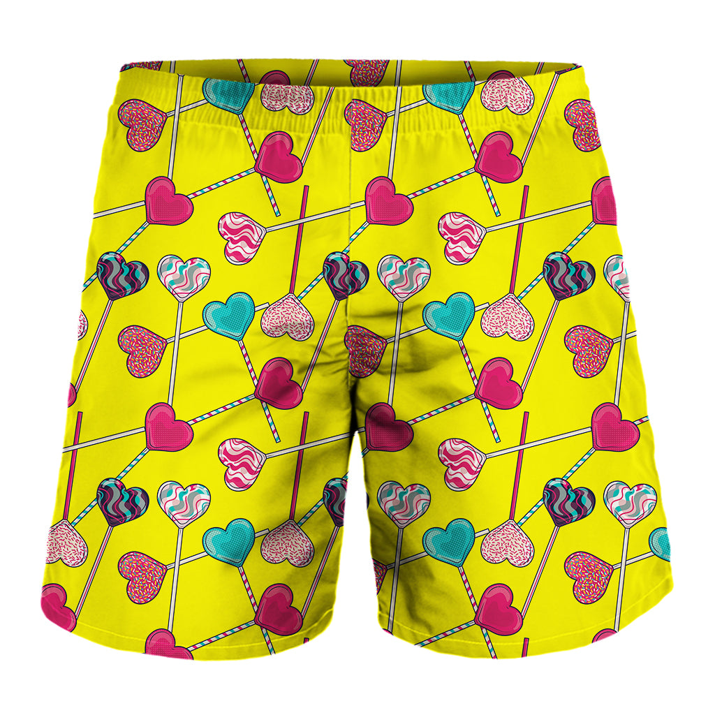 Retro Lollipop Print Men's Shorts