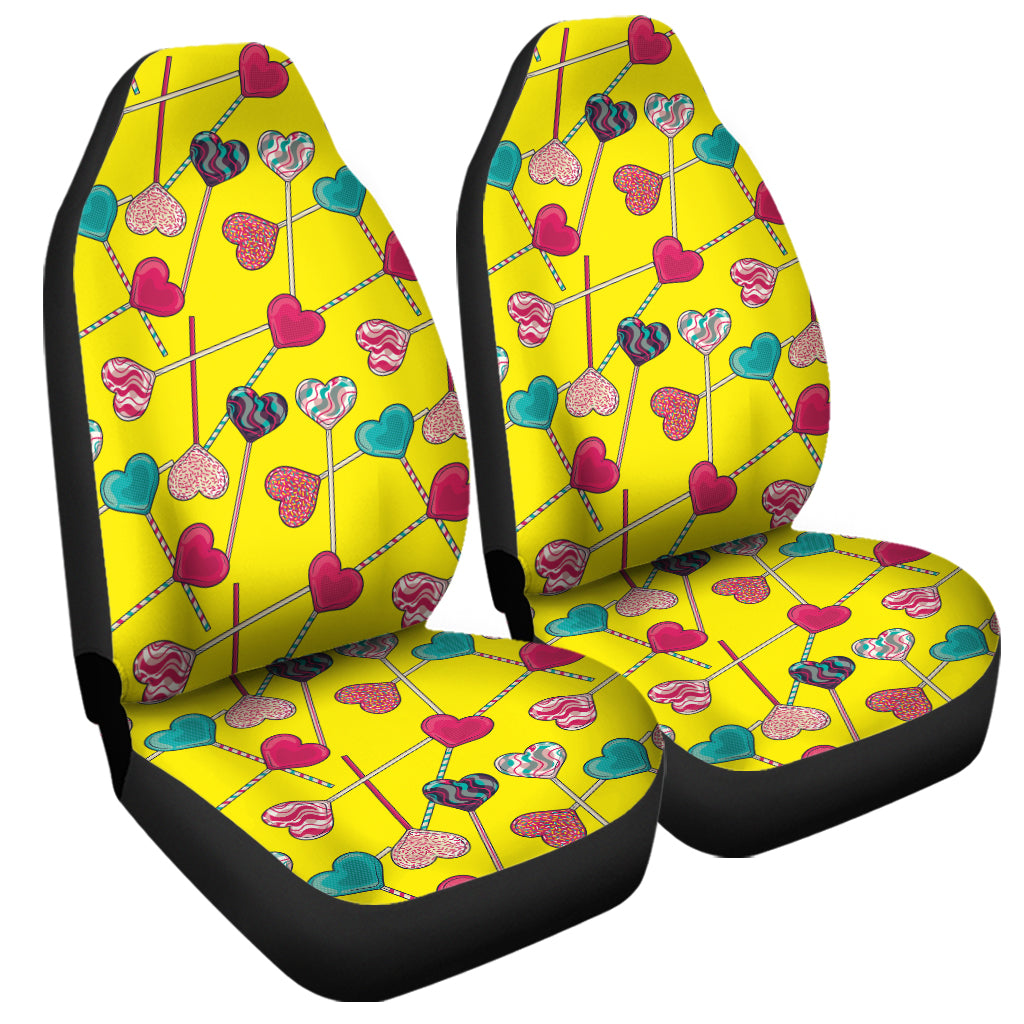 Retro Lollipop Print Universal Fit Car Seat Covers