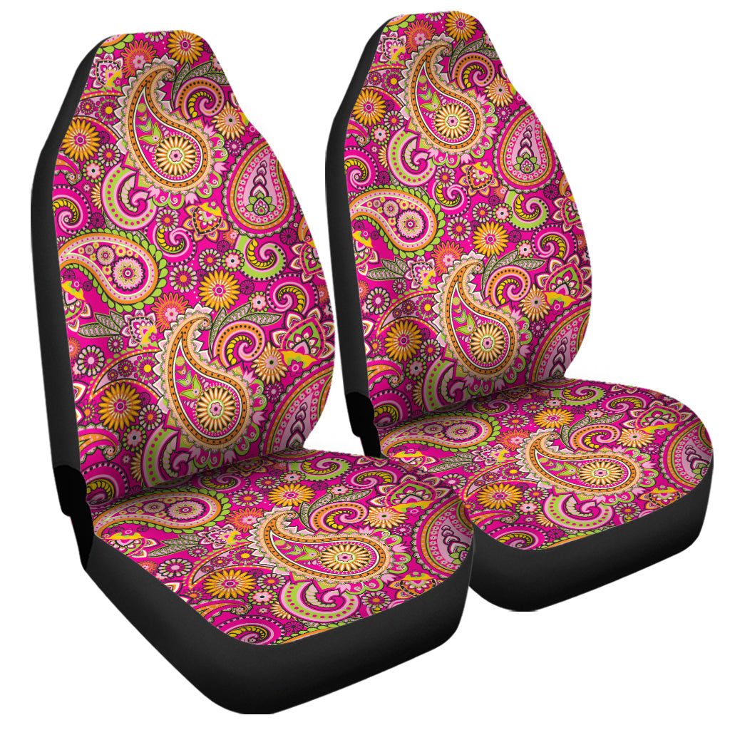 Retro Paisley Pattern Print Universal Fit Car Seat Covers