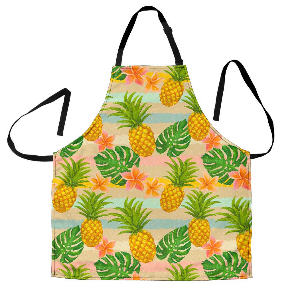 Sand Beach Pineapple Pattern Print Men's Apron