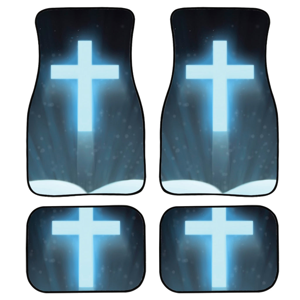 Shining Holy Bible Print Front and Back Car Floor Mats