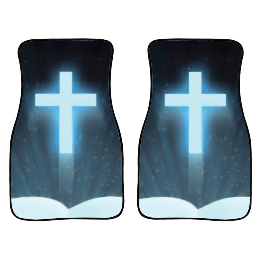 Shining Holy Bible Print Front Car Floor Mats