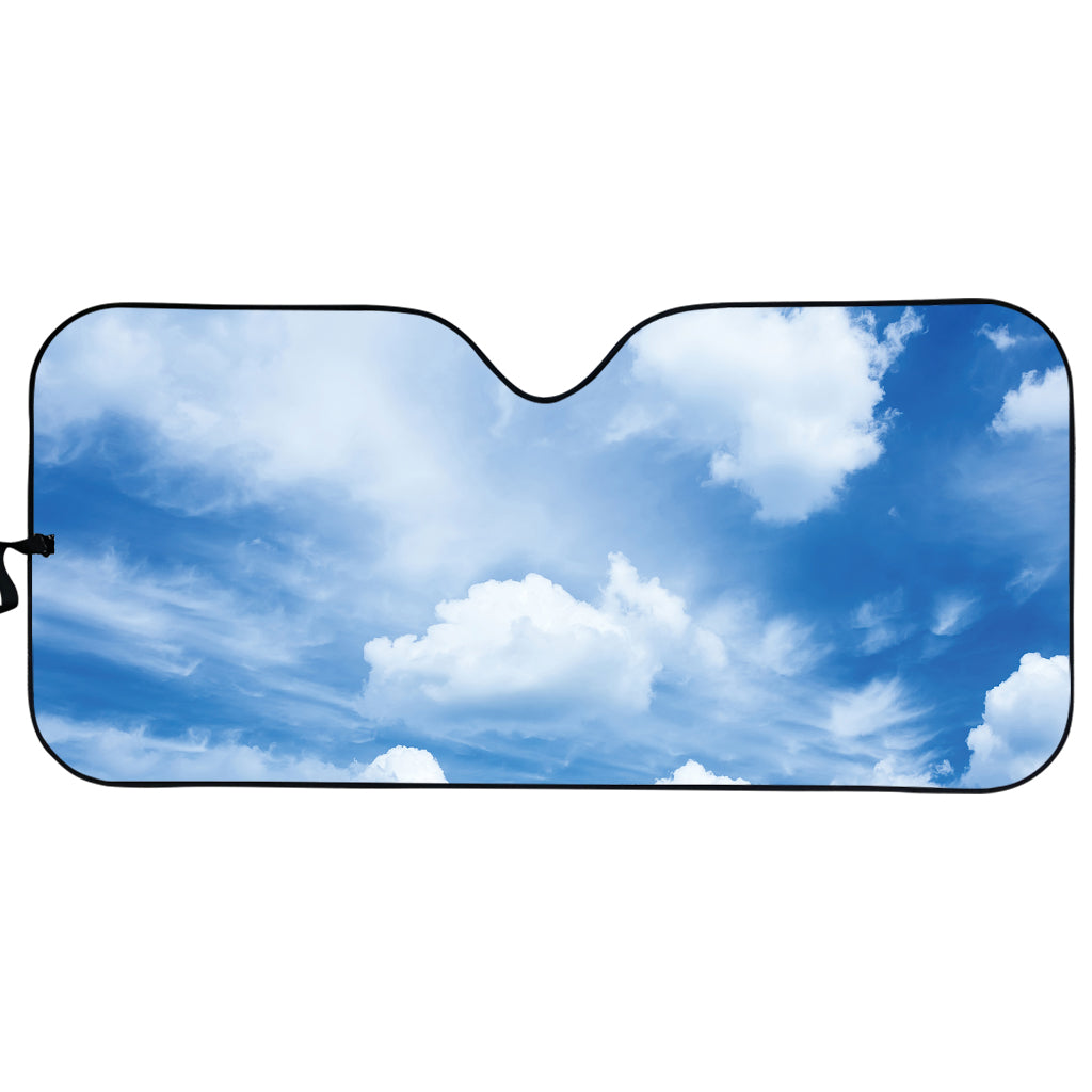 Sky Cloud Print Car Sun Shade