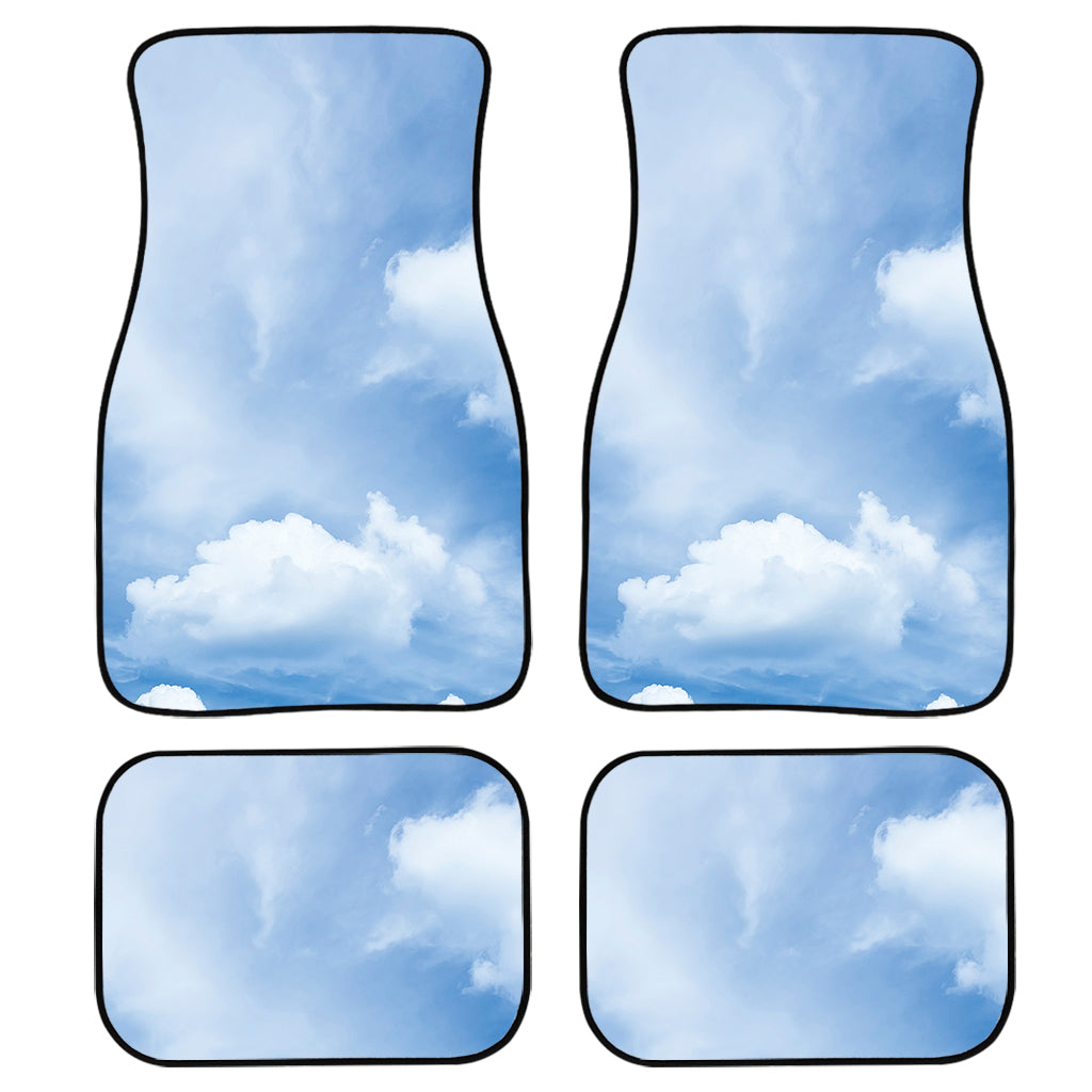 Sky Cloud Print Front and Back Car Floor Mats
