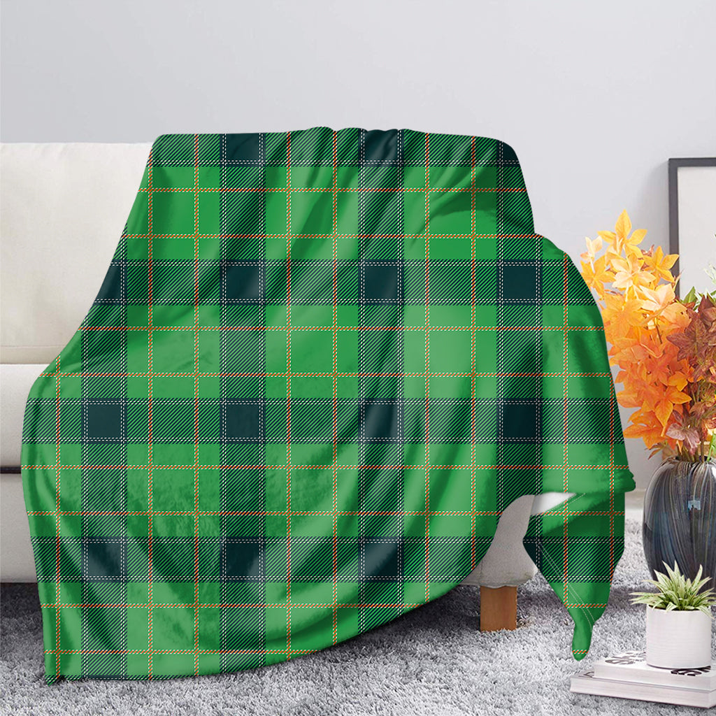 St. Patrick's Day Scottish Plaid Print Blanket