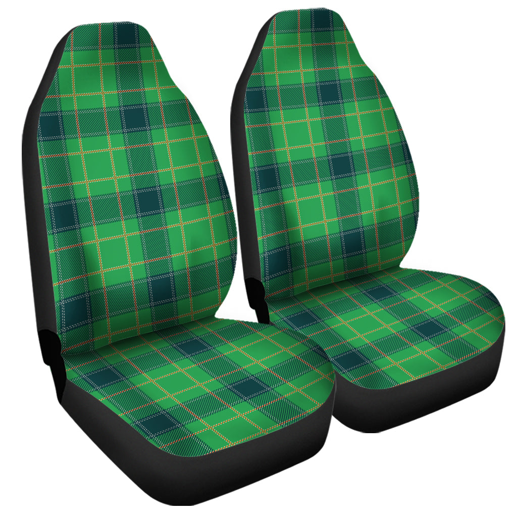 St. Patrick's Day Scottish Plaid Print Universal Fit Car Seat Covers