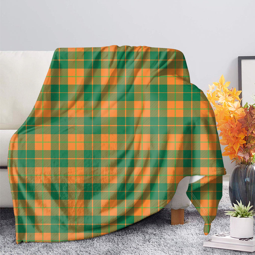 St. Patrick's Day Stewart Plaid Print Blanket