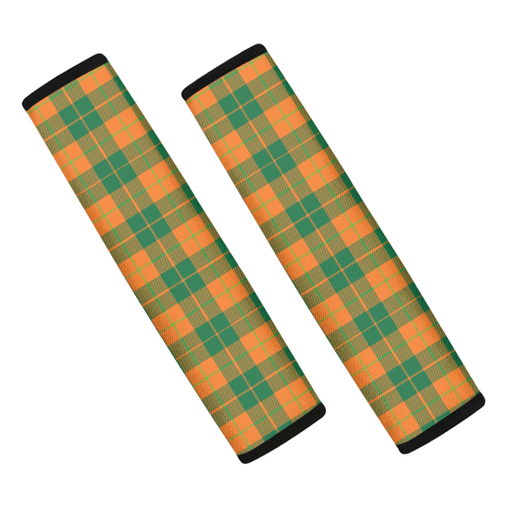 St. Patrick's Day Stewart Plaid Print Car Seat Belt Covers