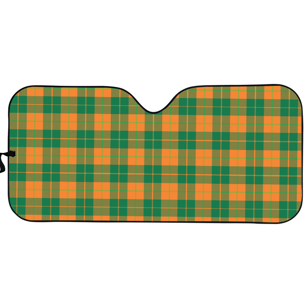 St. Patrick's Day Stewart Plaid Print Car Sun Shade