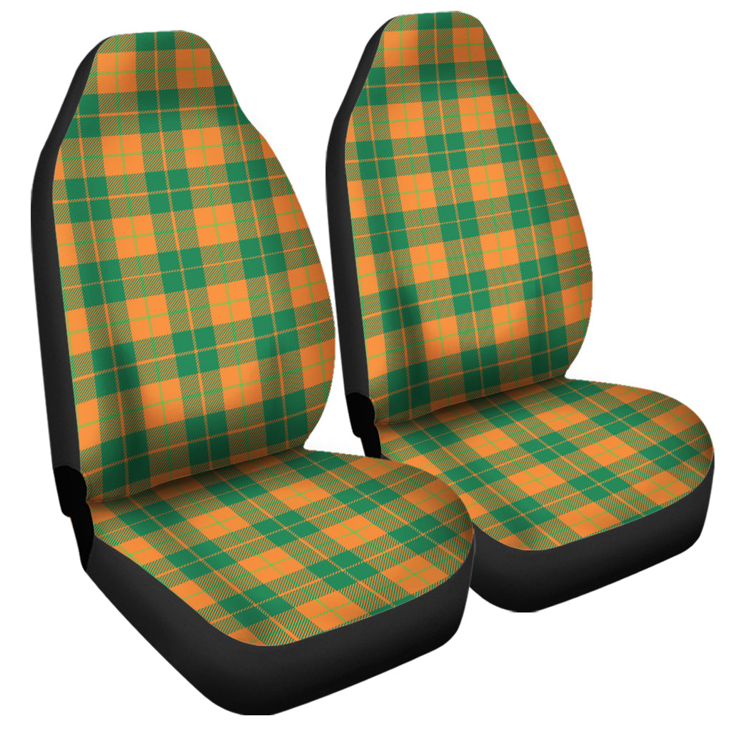 St. Patrick's Day Stewart Plaid Print Universal Fit Car Seat Covers