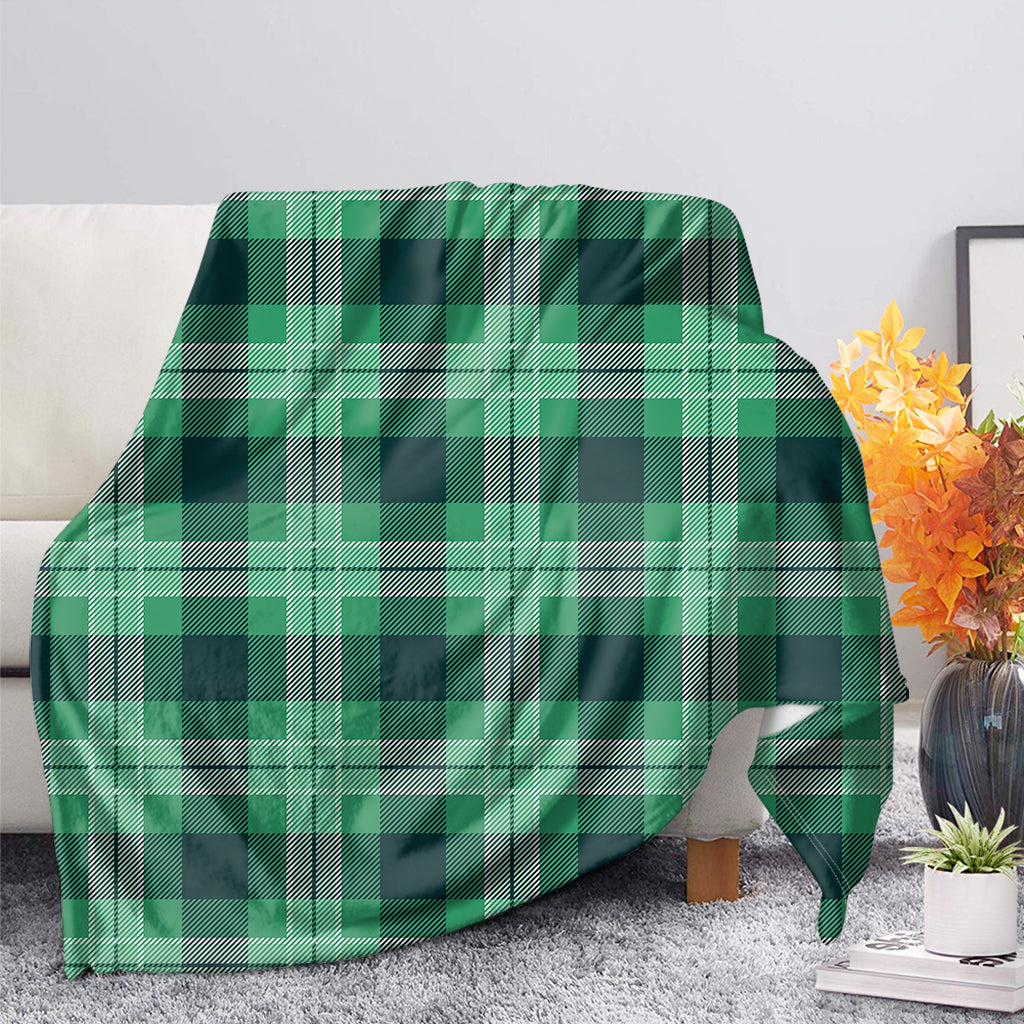 St. Patrick's Day Tartan Print Blanket