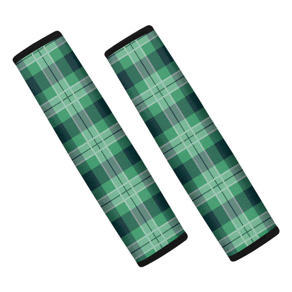 St. Patrick's Day Tartan Print Car Seat Belt Covers