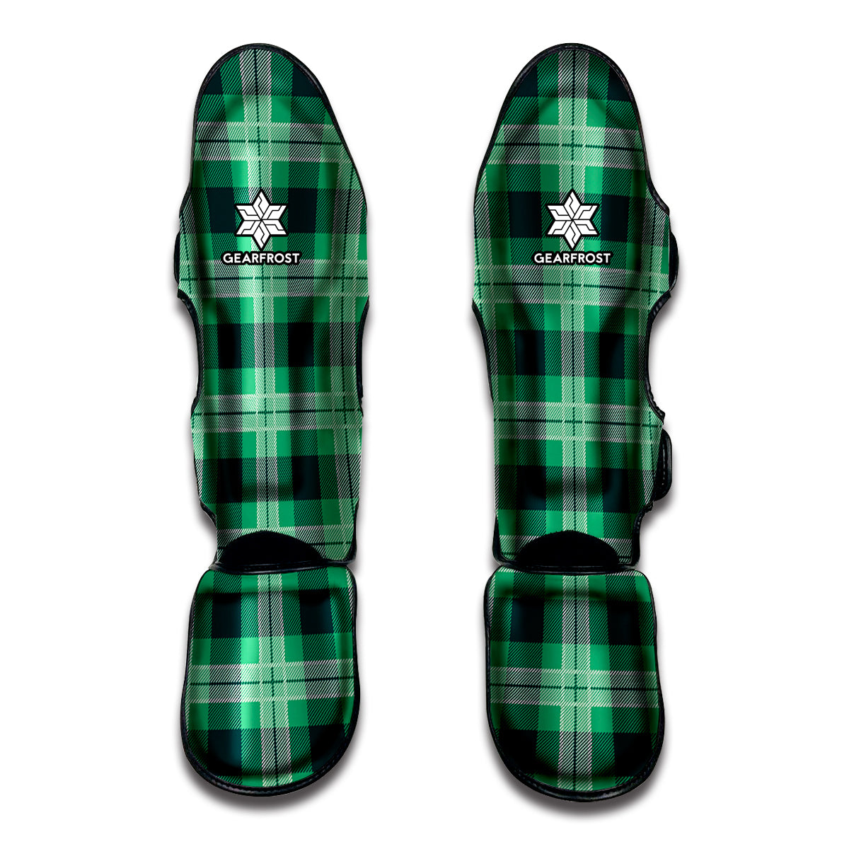 St. Patrick's Day Tartan Print Muay Thai Shin Guards