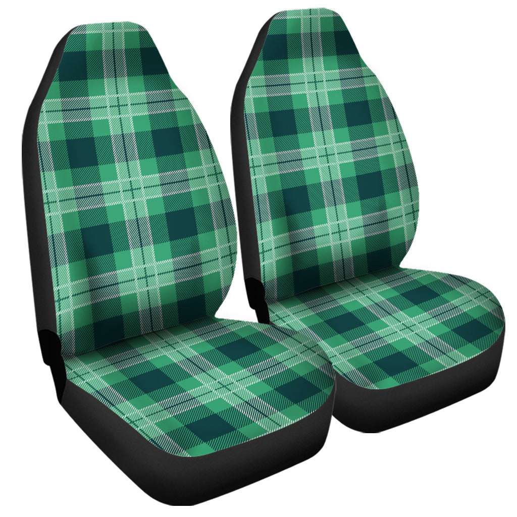 St. Patrick's Day Tartan Print Universal Fit Car Seat Covers