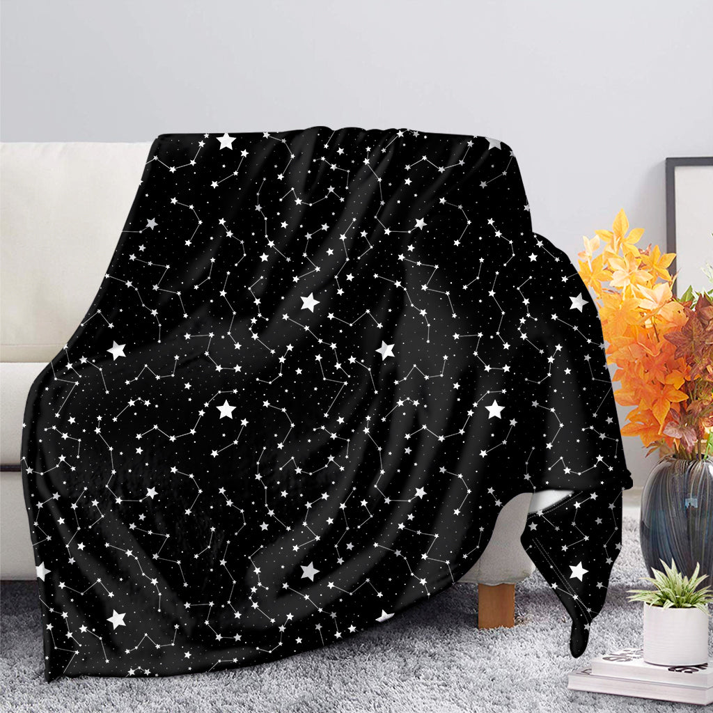 Star Constellations Pattern Print Blanket