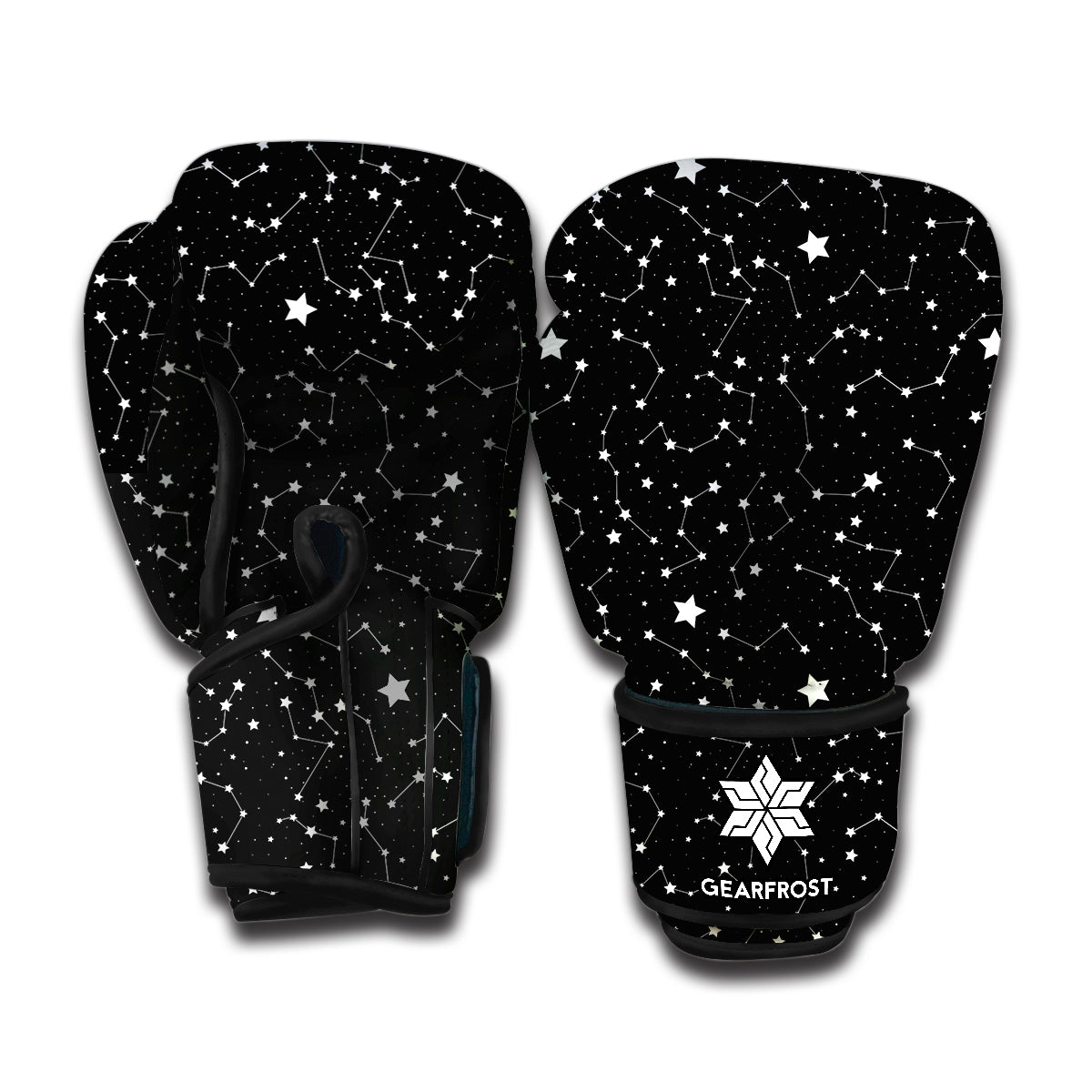 Star Constellations Pattern Print Boxing Gloves