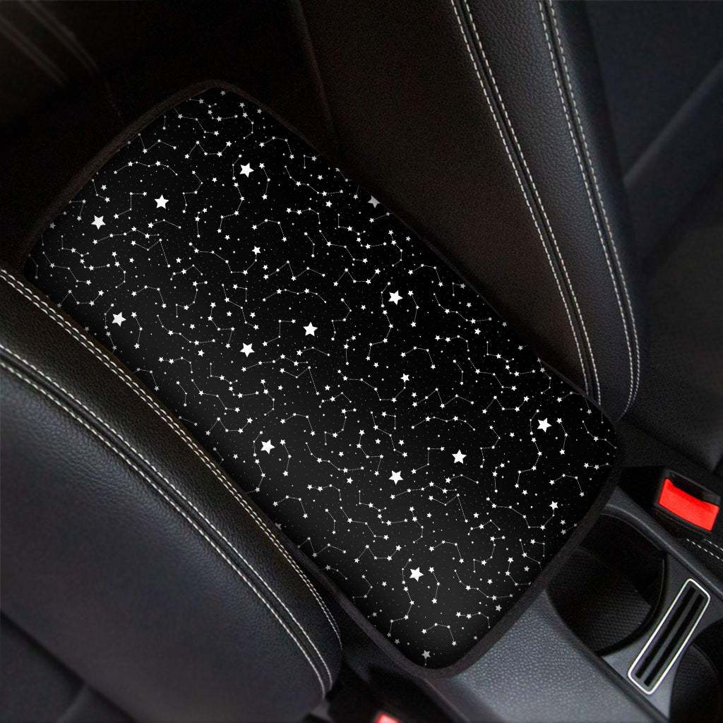 Star Constellations Pattern Print Car Center Console Cover