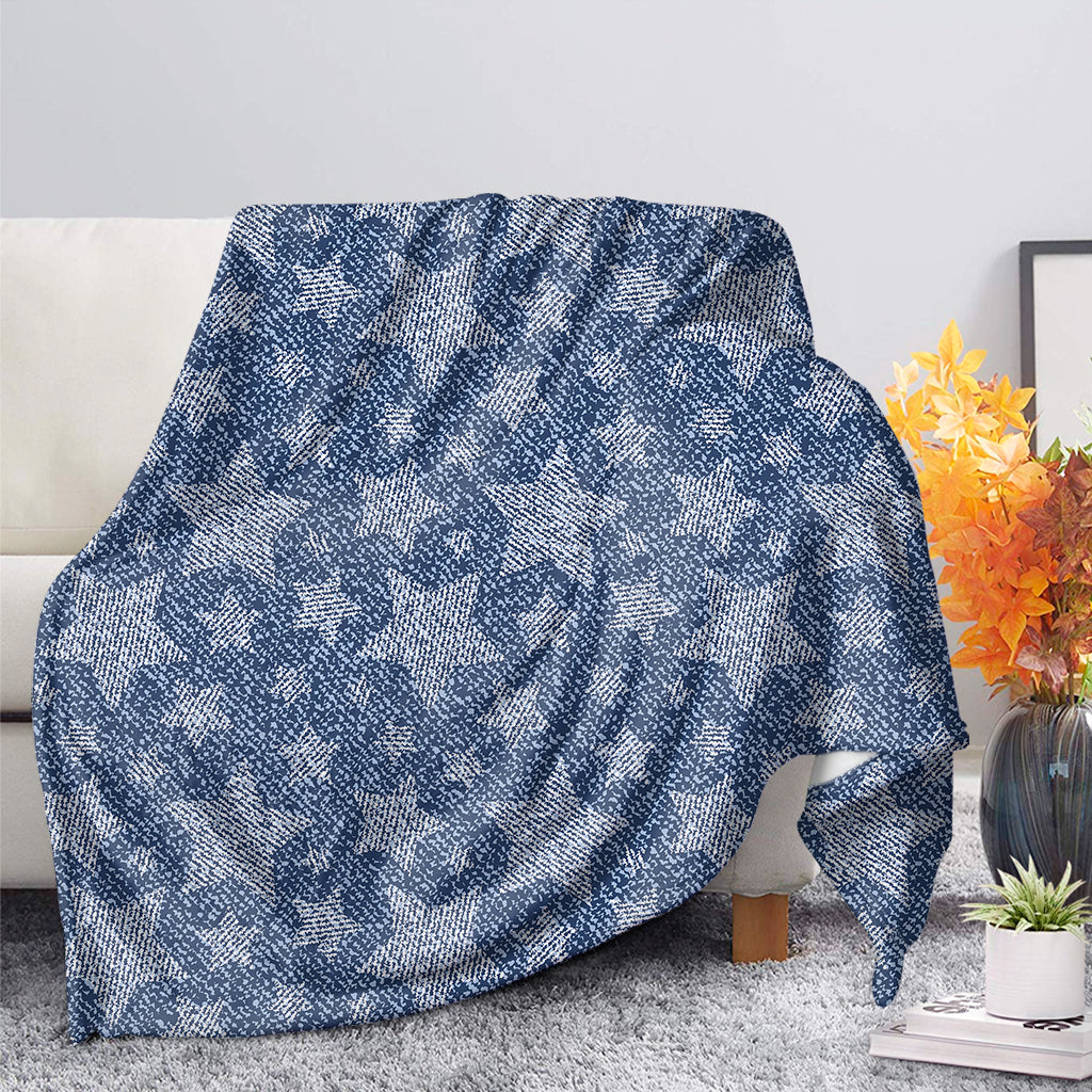 Star Denim Jeans Pattern Print Blanket