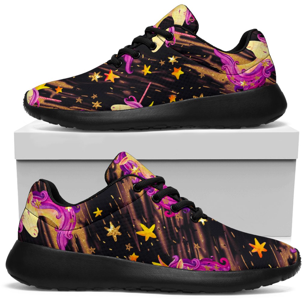 Star Fairy Unicorn Pattern Print Sport Sneakers