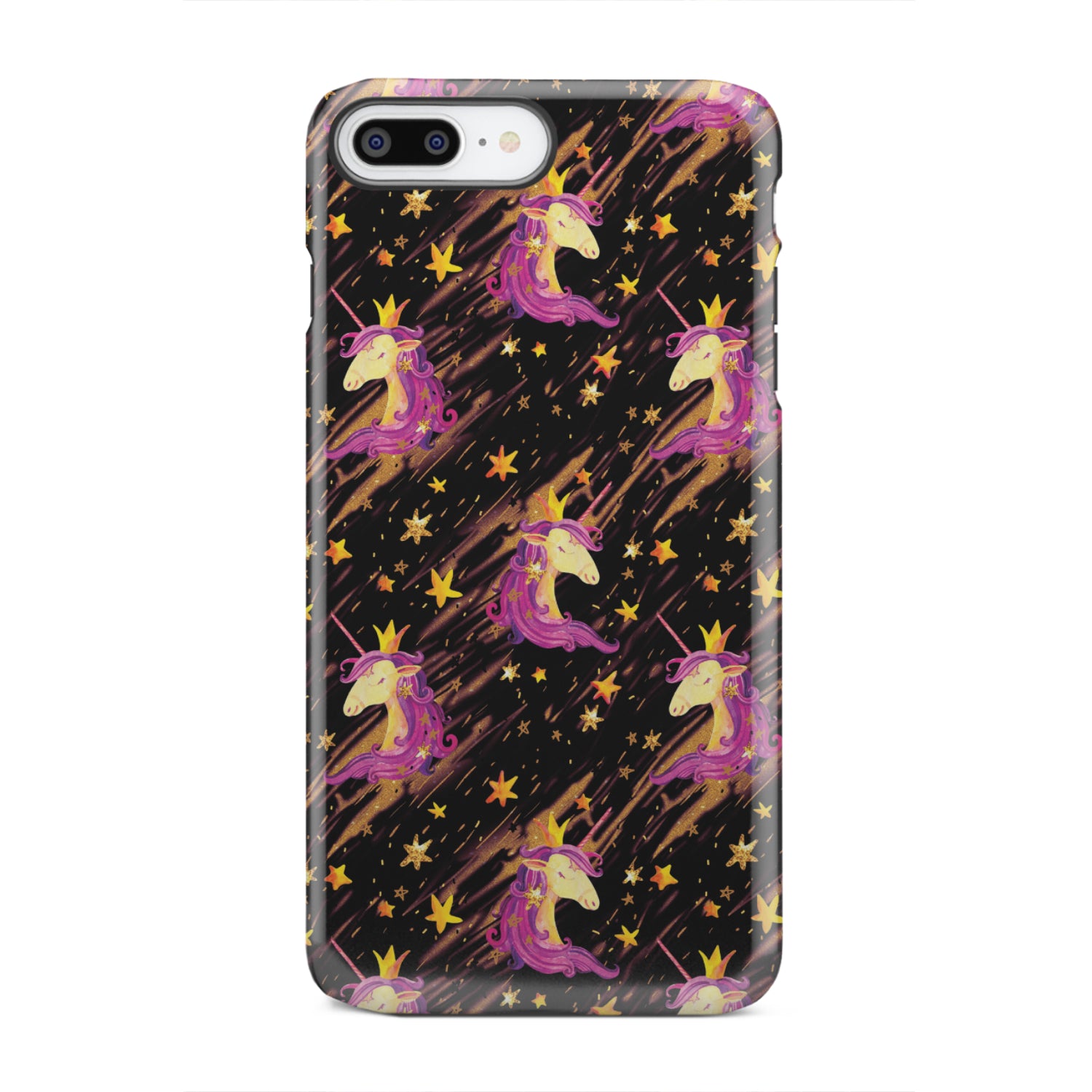 Star Fairy Unicorn Pattern Print Tough Phone Case