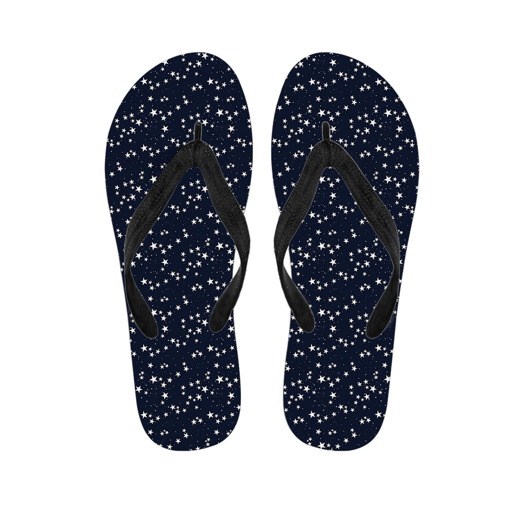 Star Sky Pattern Print Flip Flops