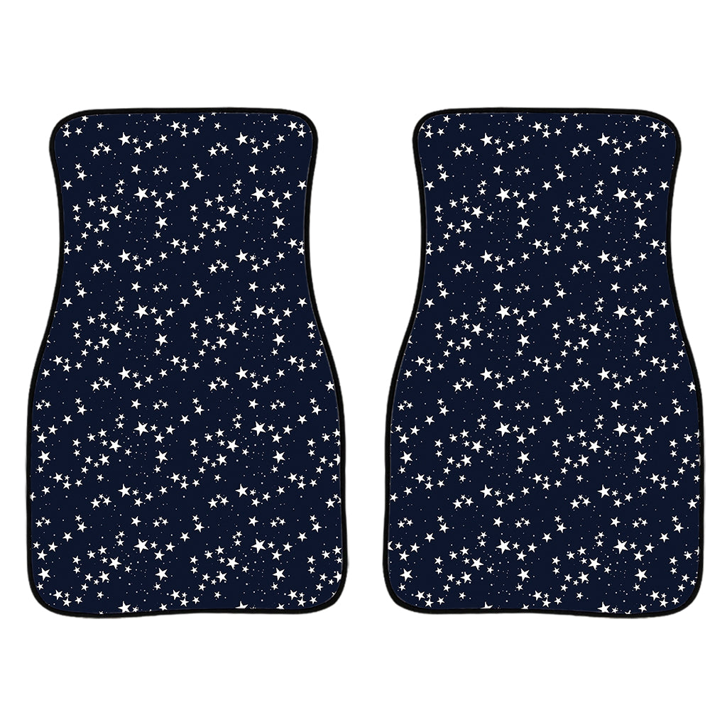 Star Sky Pattern Print Front Car Floor Mats