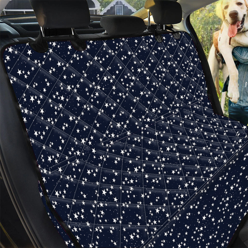 Star Sky Pattern Print Pet Car Back Seat Cover