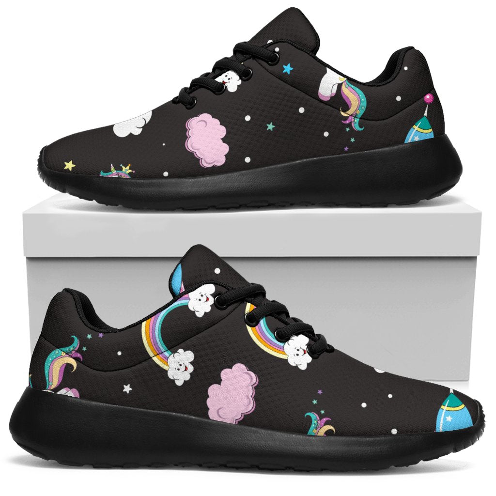 Star Space Unicorn Pattern Print Sport Sneakers