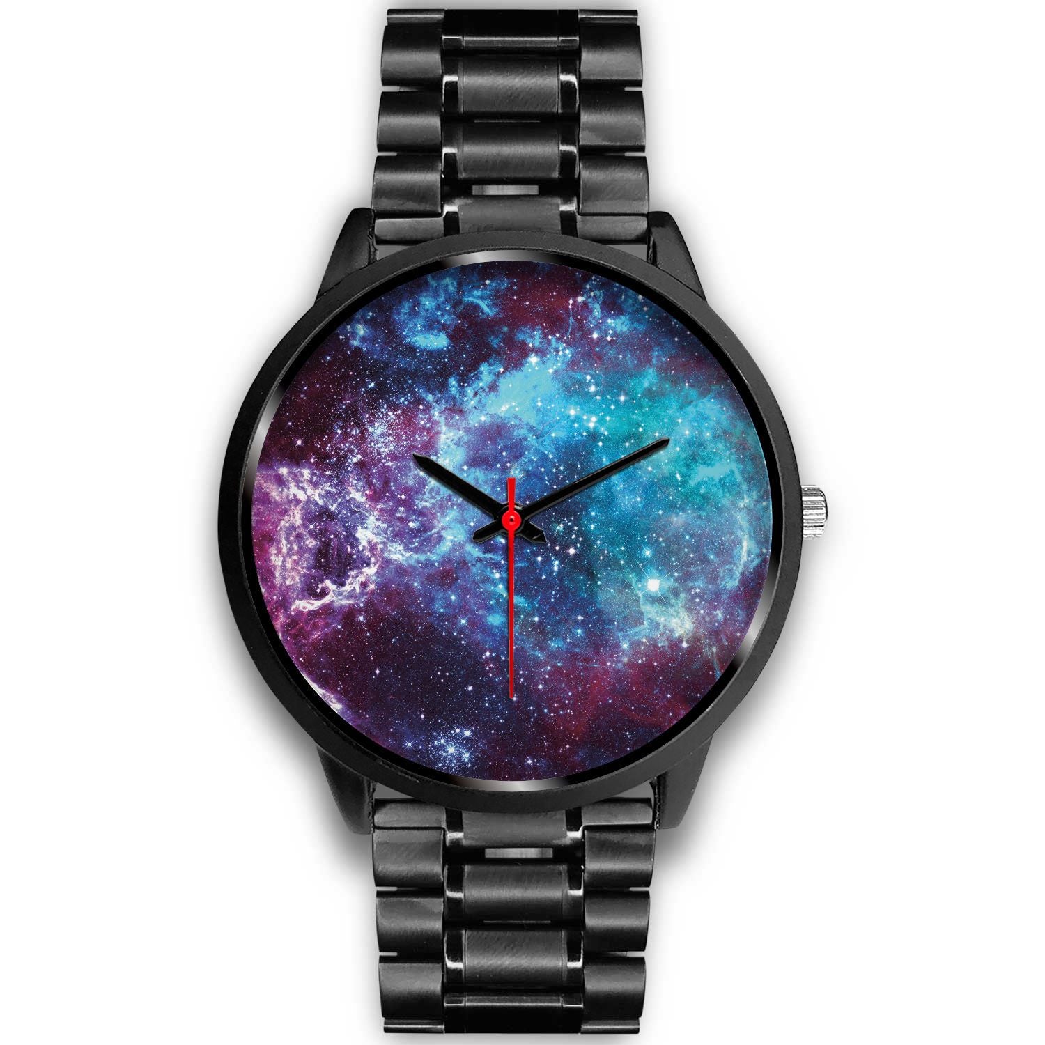 Starfield Nebula Galaxy Space Print Black Watch