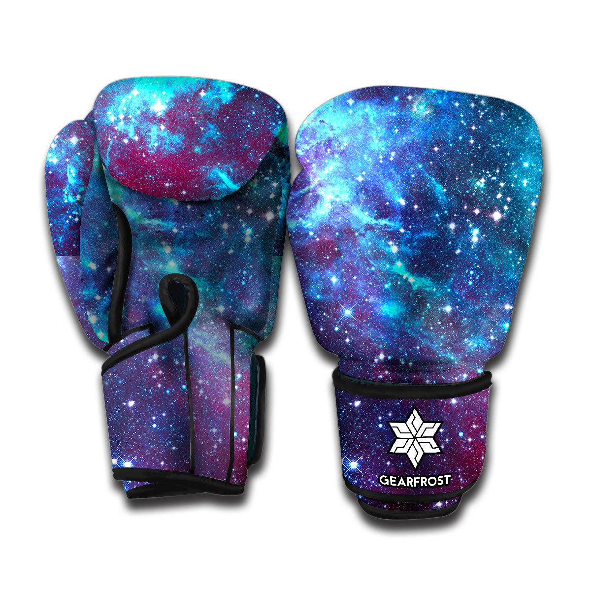 Starfield Nebula Galaxy Space Print Boxing Gloves