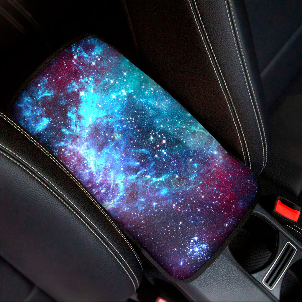 Starfield Nebula Galaxy Space Print Car Center Console Cover