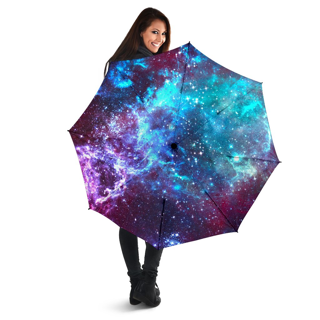 Starfield Nebula Galaxy Space Print Foldable Umbrella