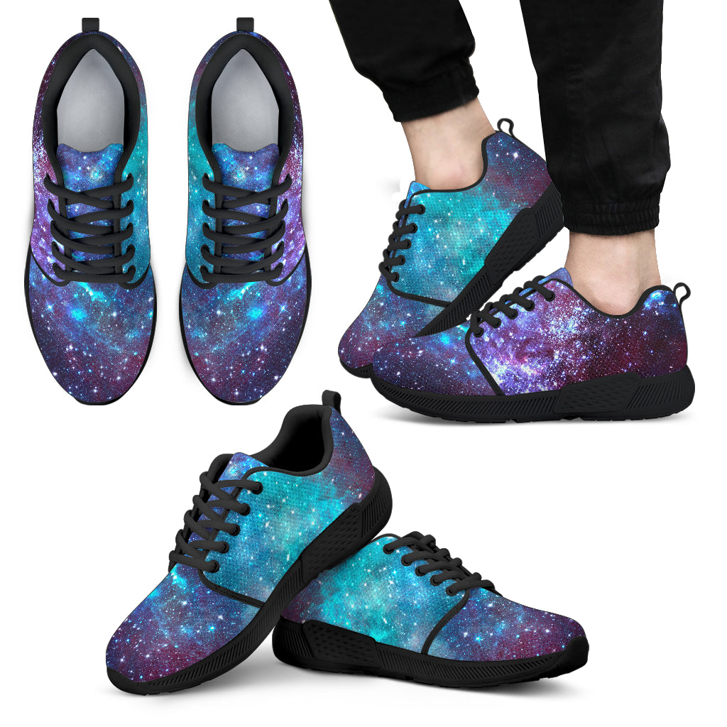 Starfield Nebula Galaxy Space Print Men's Athletic Shoes