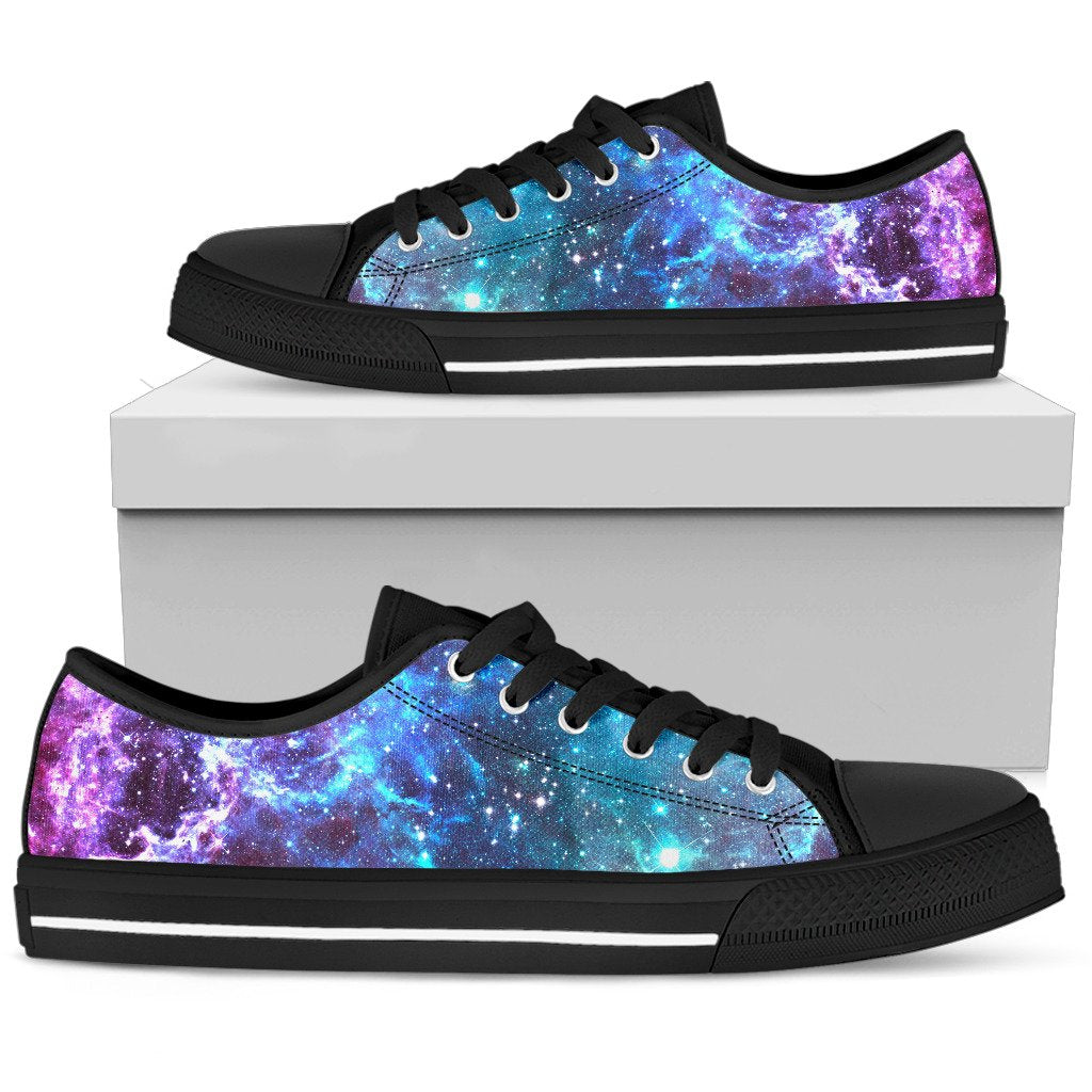 Starfield Nebula Galaxy Space Print Men's Low Top Shoes