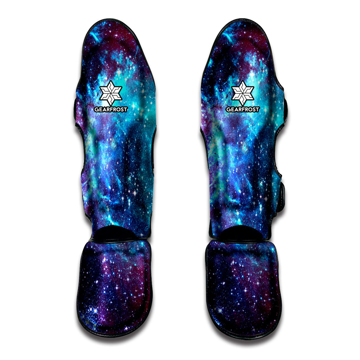 Starfield Nebula Galaxy Space Print Muay Thai Shin Guards