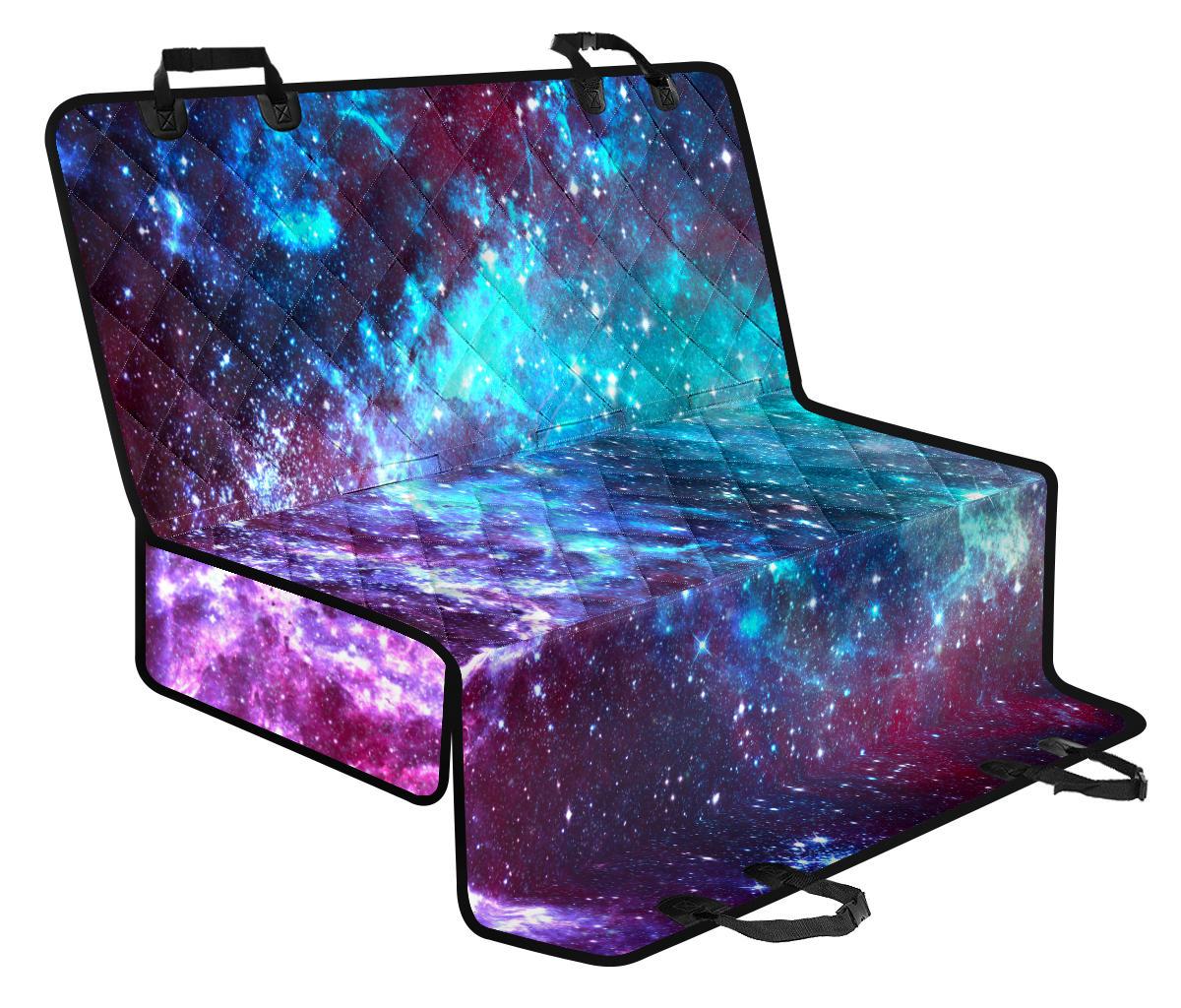 Starfield Nebula Galaxy Space Print Pet Car Back Seat Cover