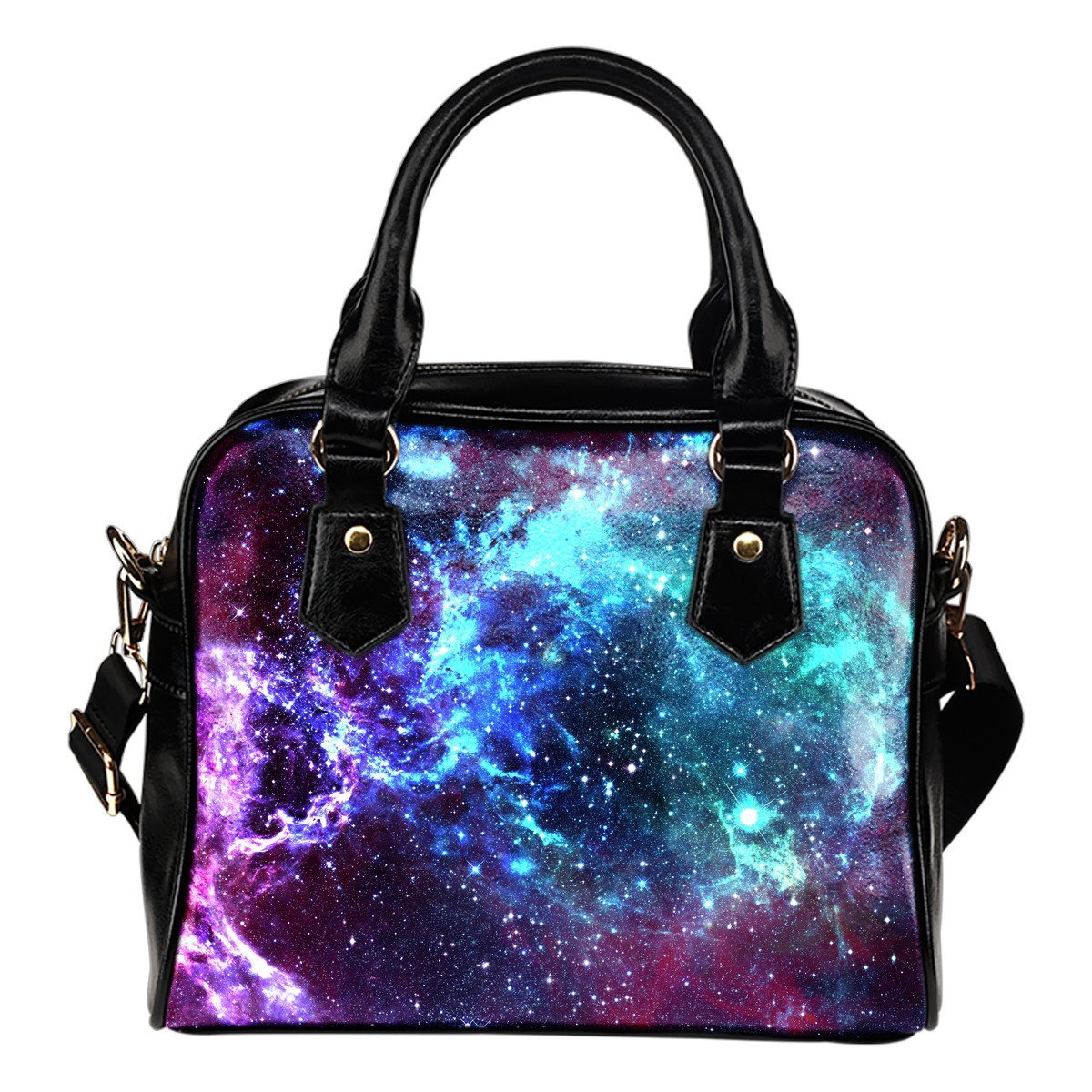 Starfield Nebula Galaxy Space Print Shoulder Handbag