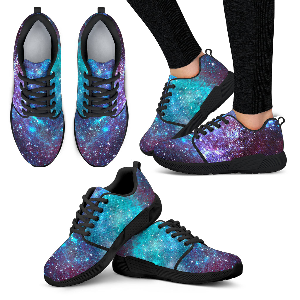 Starfield Nebula Galaxy Space Print Women's Athletic Shoes