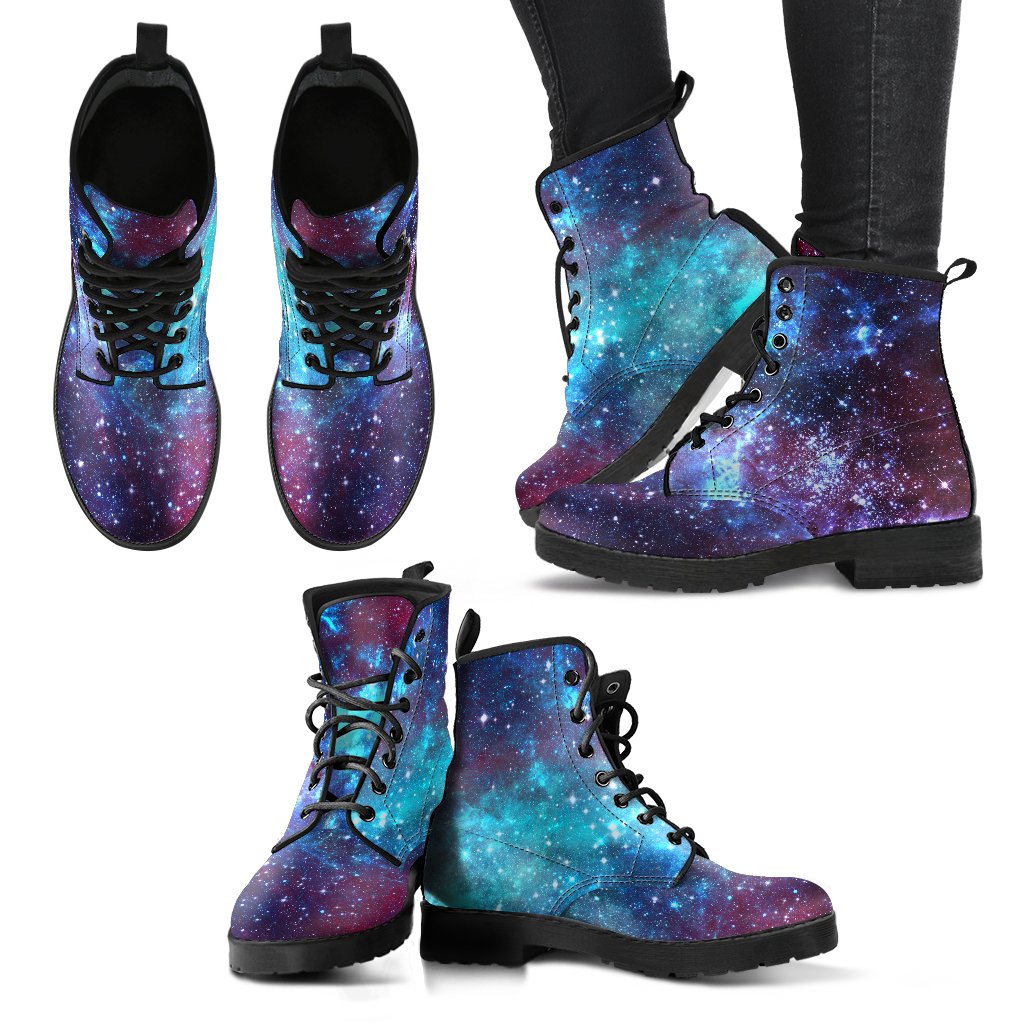 Starfield Nebula Galaxy Space Print Women's Boots