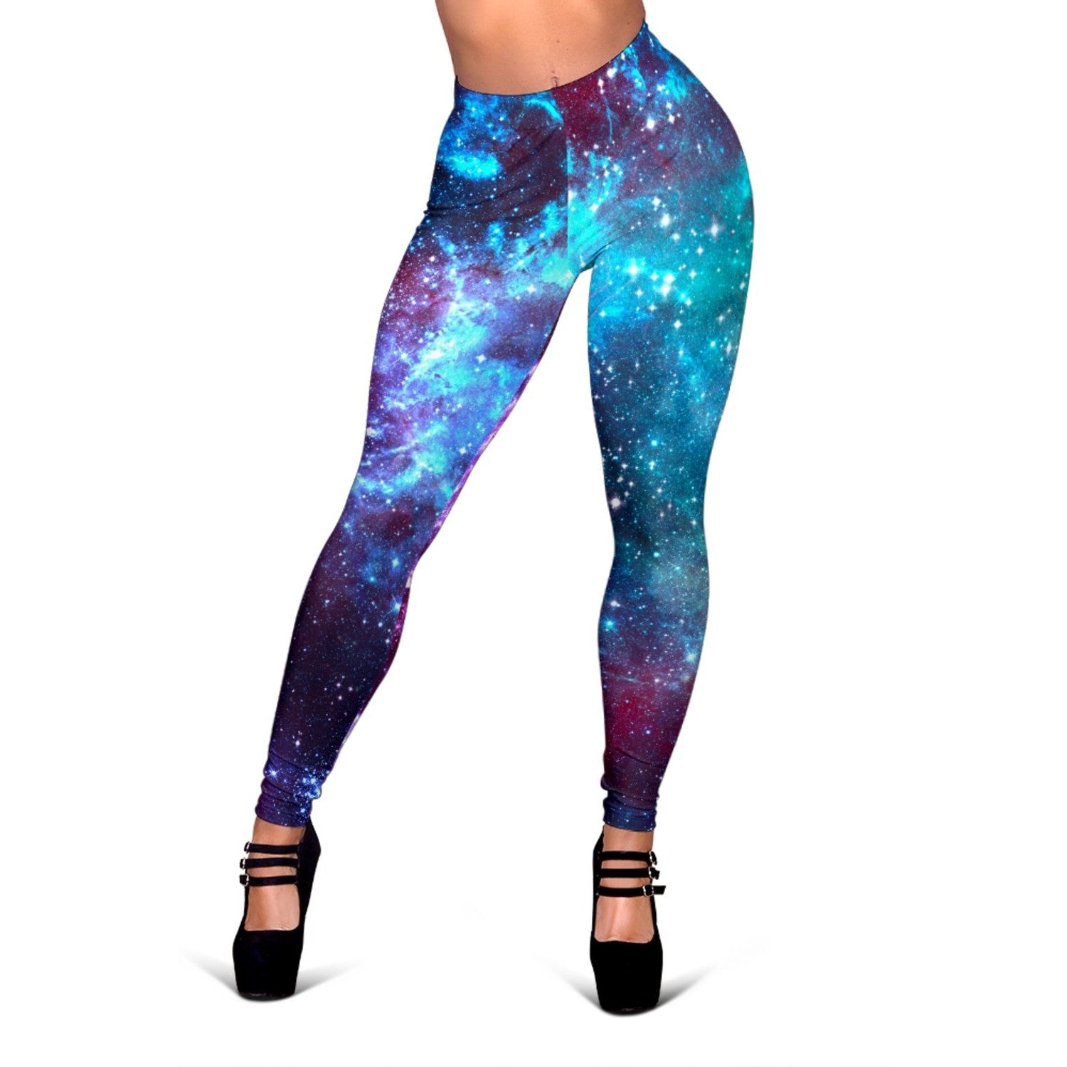 Starfield Nebula Galaxy Space Print Women's Leggings