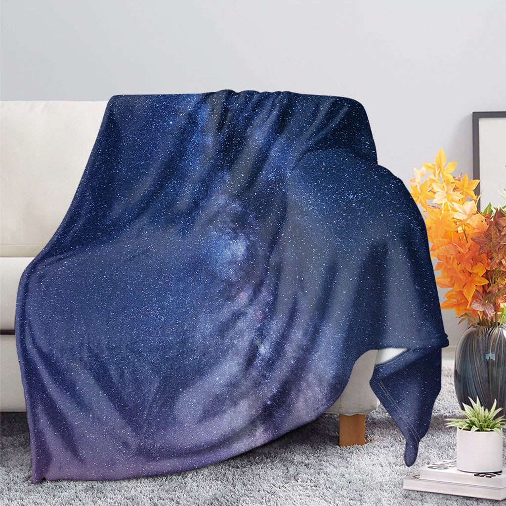 Stars Night Milky Way Print Blanket