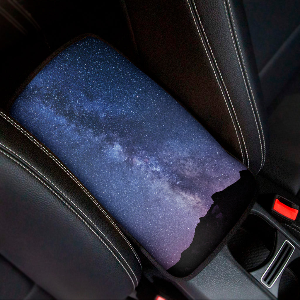 Stars Night Milky Way Print Car Center Console Cover