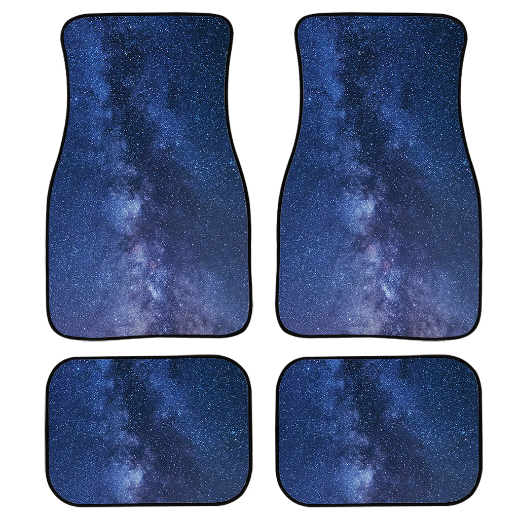 Stars Night Milky Way Print Front and Back Car Floor Mats