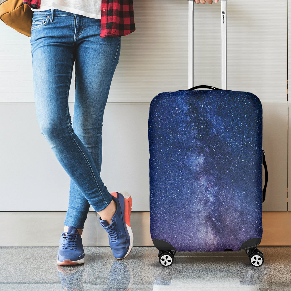 Stars Night Milky Way Print Luggage Cover