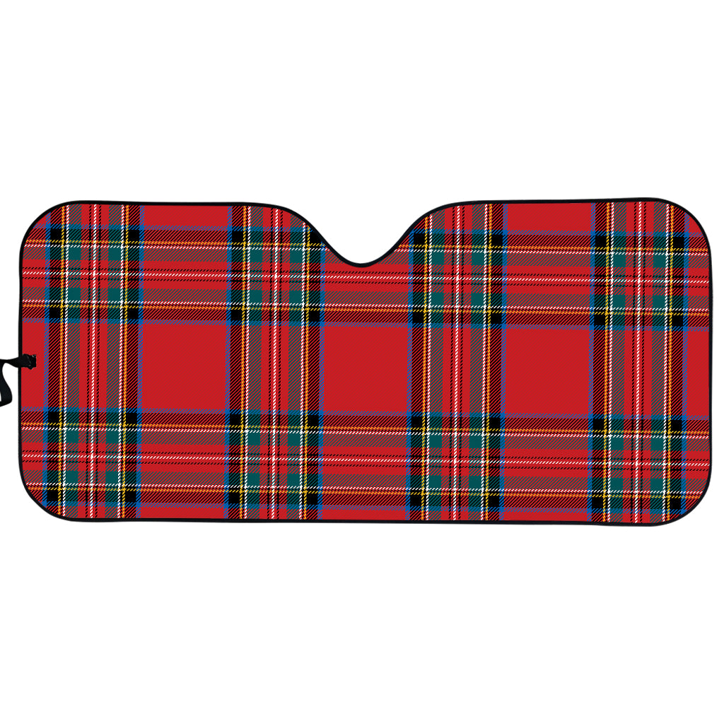 Stewart Tartan Scottish Pattern Print Car Sun Shade