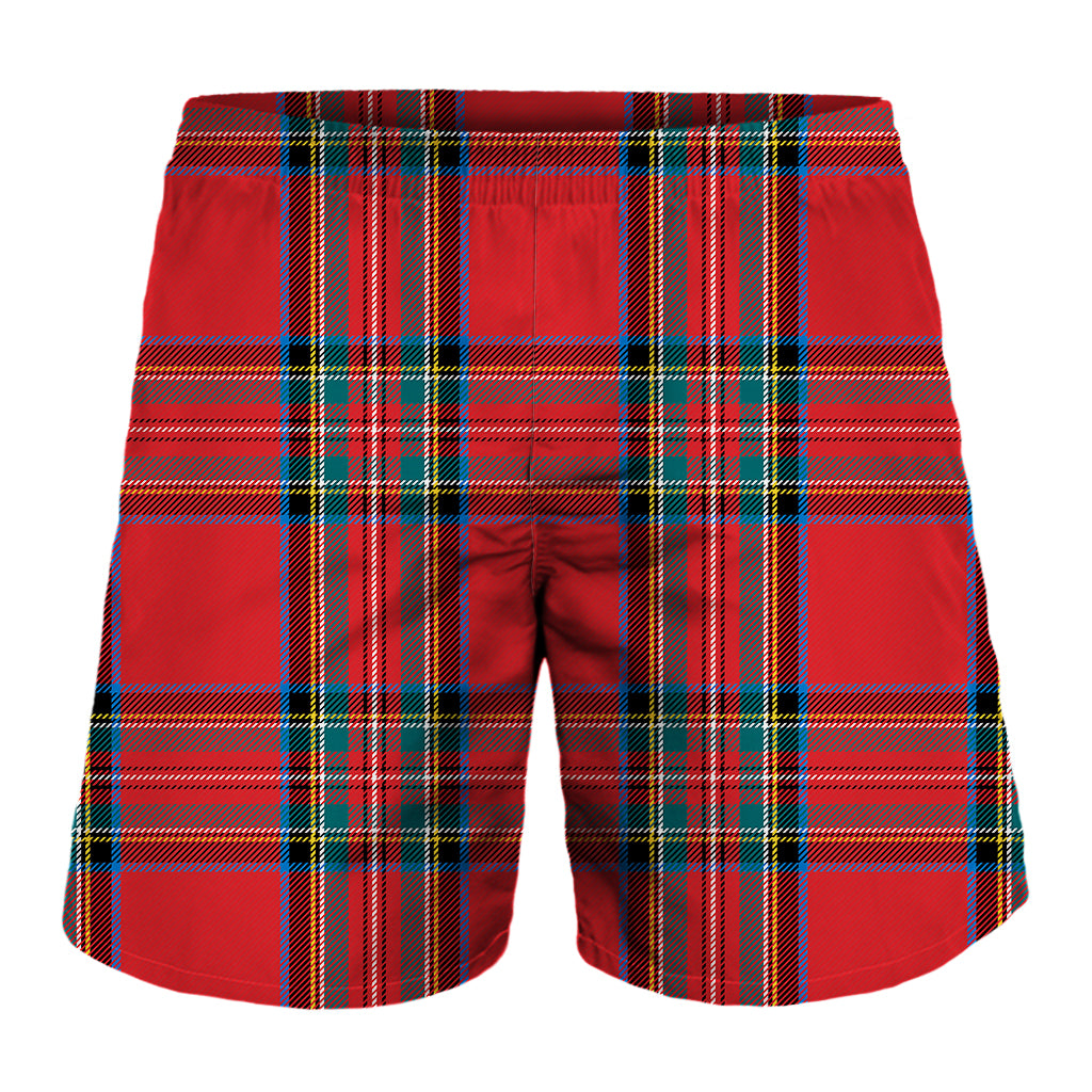 Stewart Tartan Scottish Pattern Print Men's Shorts